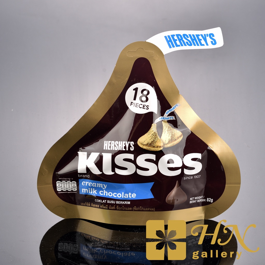 Hershey's Kisses Creamy Milk Chocolate 82g (18pcs) | Shopee Singapore