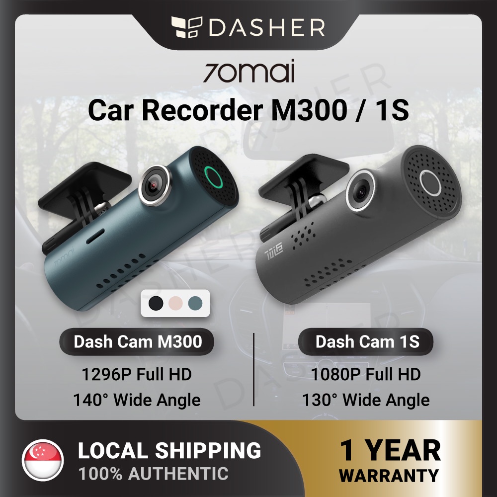 【INSTOCK】70mai 1S D06 / M300 Dash Cam Car Recorder Dashcam Dashboard ...