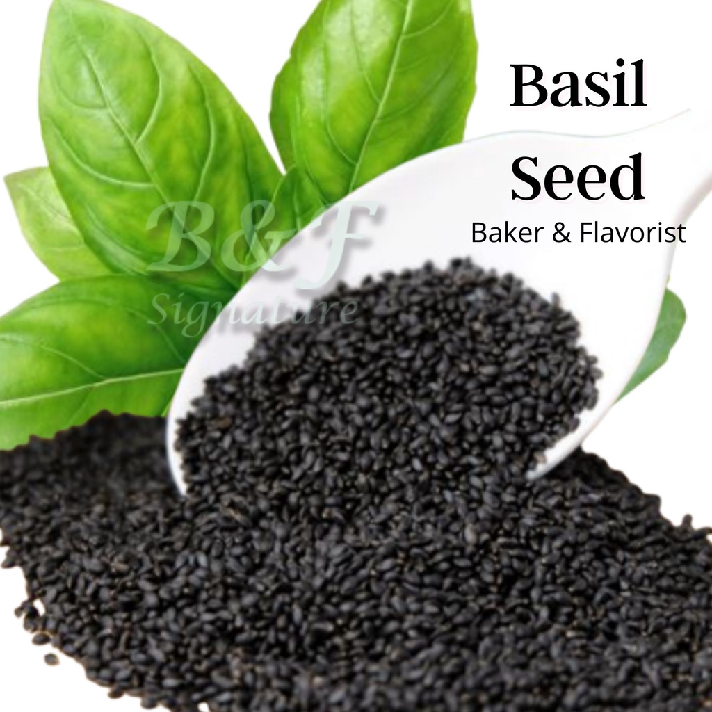 Basil seed Organic Selasih Seeds 250g Basil Seeds Earloop Transfiguration Eoe Ivoricoff Vinca Sabja seed Cool Drink Eoeese Chia seed