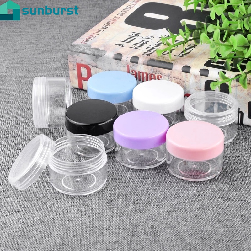10/20g Mini Cosmetic Repacking Box / Exquisite Round Shape Cream Bottle ...