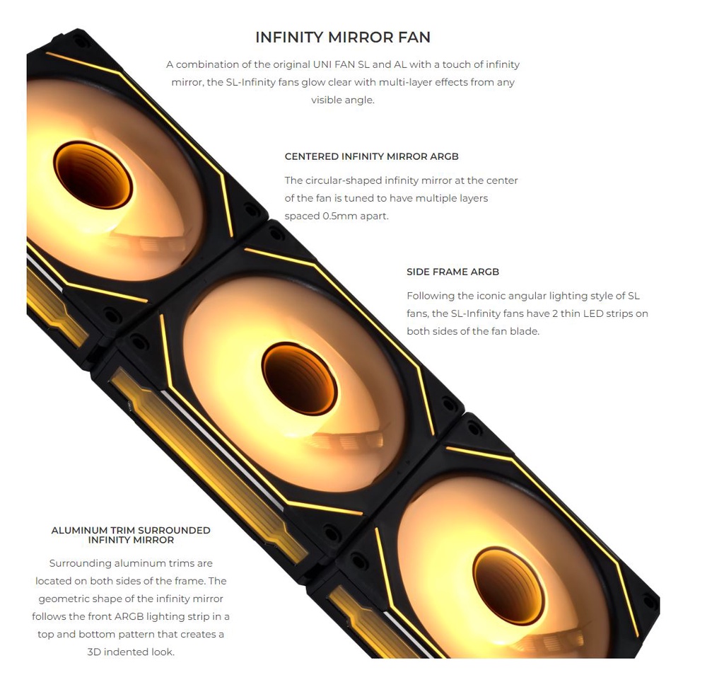 LIAN LI UNI FAN SL INFINITY SL120 SLINFINITY120 SLINFINITY 120 SL ...