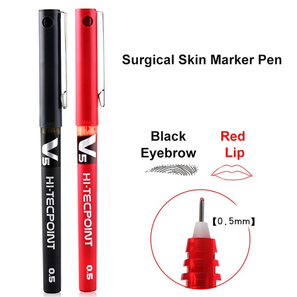 1pc Tattoo Accessories 0.5MM Surgical Skin Marker Pen Permanent Makeup ...