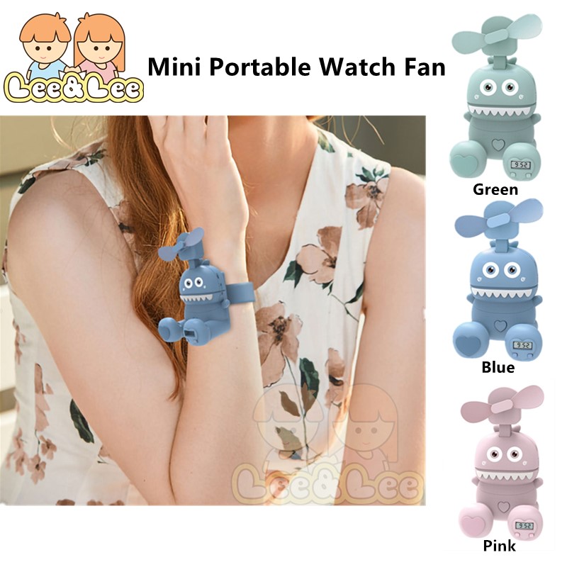 Monster Premium Mini Watch Fan Portable Hand Held Fan Car Fan USB ...