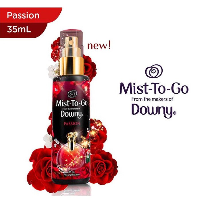 Downy Mist To Go Garment Deodorizer 3 Variants 35ml Shopee Singapore