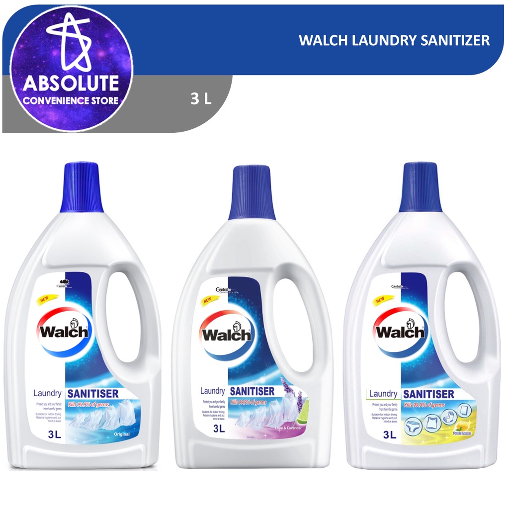 [Bundle of 4] Walch Laundry Sanitiser 3L | Shopee Singapore