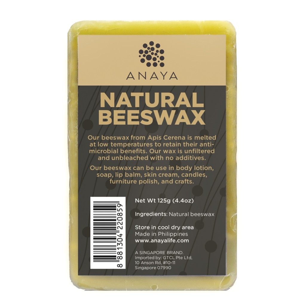 Anaya Beeswax (natural, low heat treated, foodgrade, 100 pure