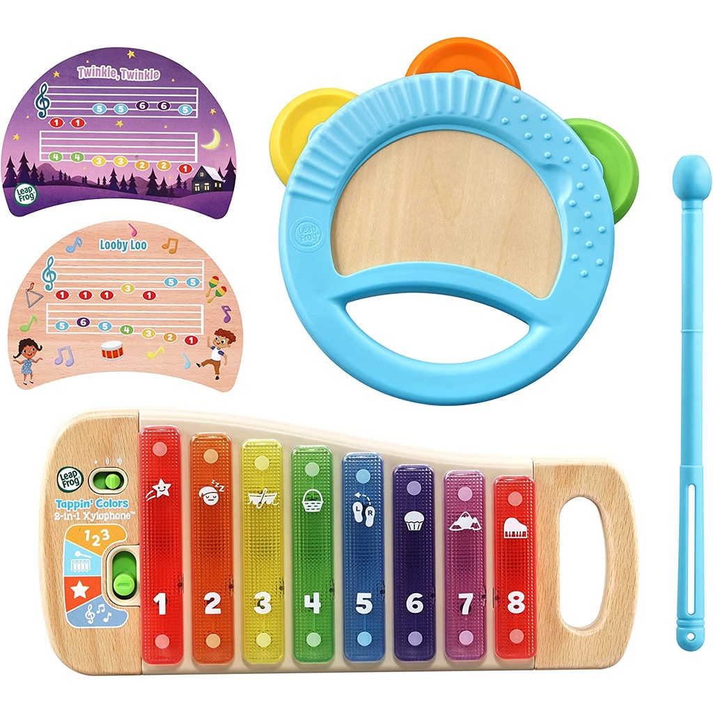 LeapFrog Tapping Colors 2in1 Xylophone and Tambourine Shopee Singapore