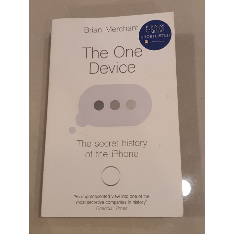 The One Device: The Secret History of the iPhone | Shopee Singapore