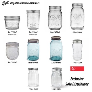 Smiths Mason Jars 6 Packs 16oz (473ml) Glass Jars with Handles