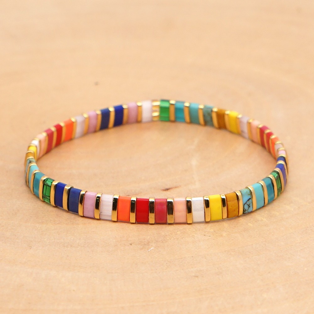 Rainbow on sale bracelet beads