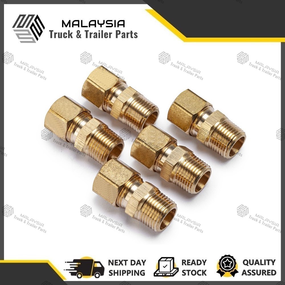 Brass Fitting Compression Male Connector Compression Fitting (Inches ...