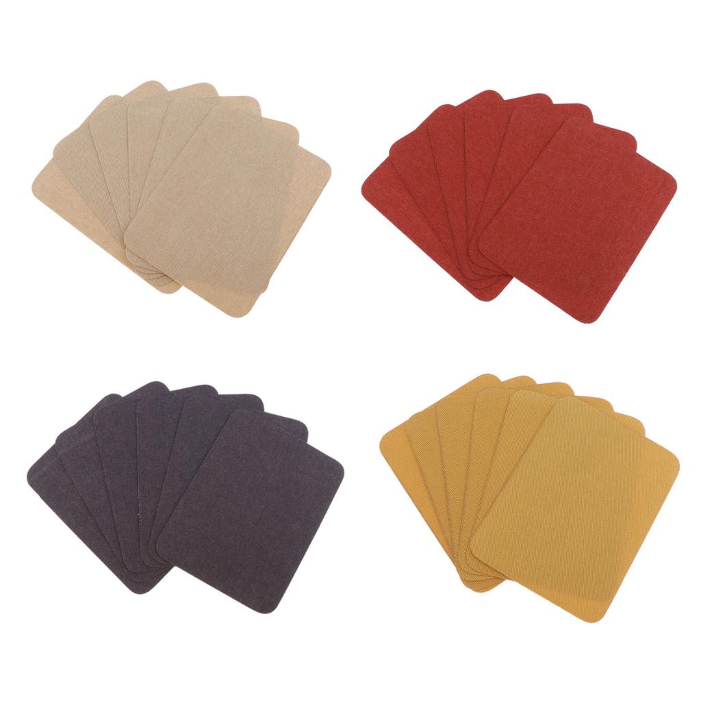 Nseamera 24-Pack Iron-On Denim Repair Patches - 6 Colors, Stretch Elastic For Jeans & Clothing 10 thumbnail image