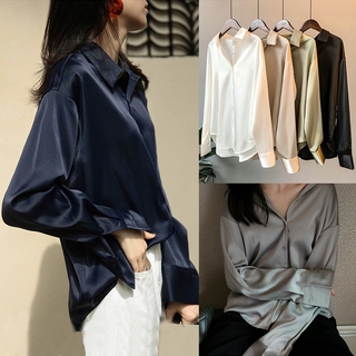 satin blouse - Prices and Deals - Mar 2024