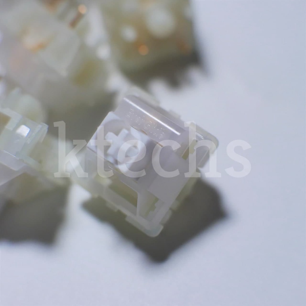 [SG Seller/Stocks] White/Pink Lotus Mechanical Switch for Custom