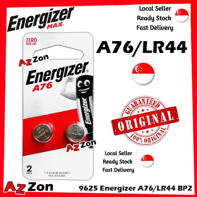 Energizer Max A76 LR44 Alkaline Battery 1.5V | Shopee Singapore