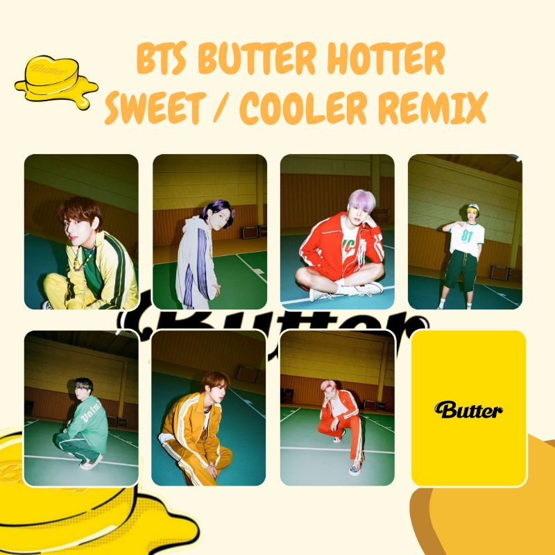 Photocard BTS BTS BTS BUTTER HOTTER SWEET/COOLER REMIX Shopee Singapore