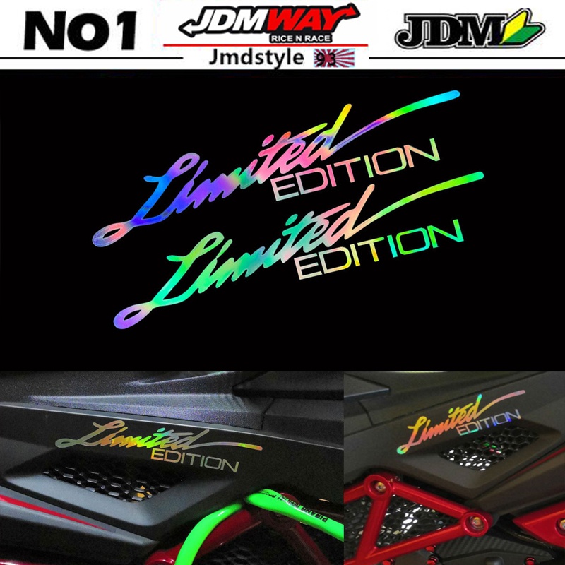 1Pcs Limited Edition Car Body Stickers Refit Reflective Stickers Car Stickers Motorcycle Decals