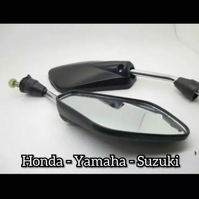 Spion Tangkai Chrome Mini Tanggung Variasi Model Shogun Sp Universal Motor Honda Yamaha Suzuki - Gambar 2