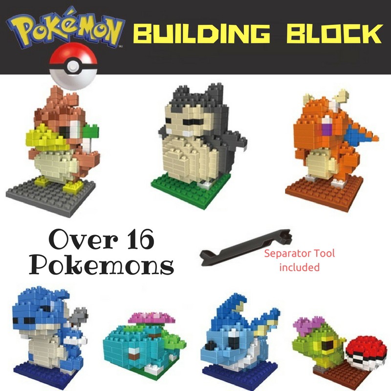 Pokemon Building Block include Display Base and Separator Tool | Shopee ...