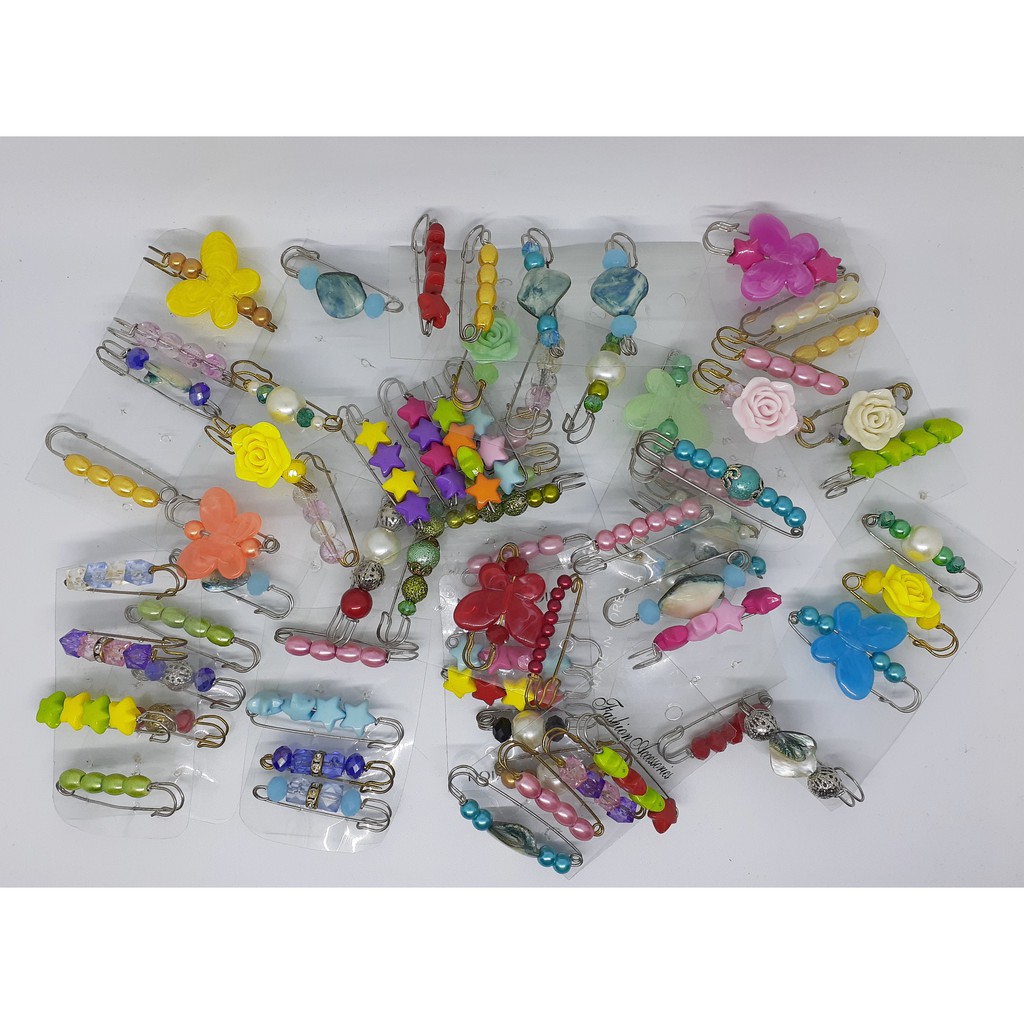 Mixed Color Bending Safety Pins, 4 Pcs | Shopee Singapore