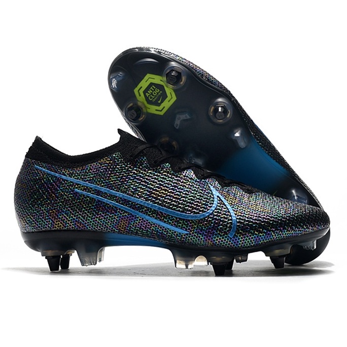 Nike Mercurial Vapor XIII Elite SG Pro AC -x Mbappé Grey Gold Green