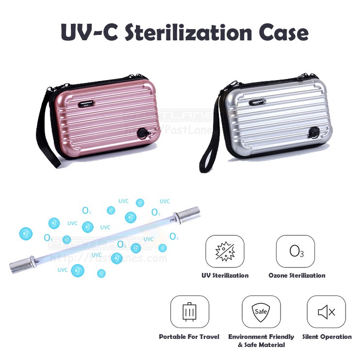UVC Sterilization Case Disinfector Kill Germs With Ultraviolet & Ozone
