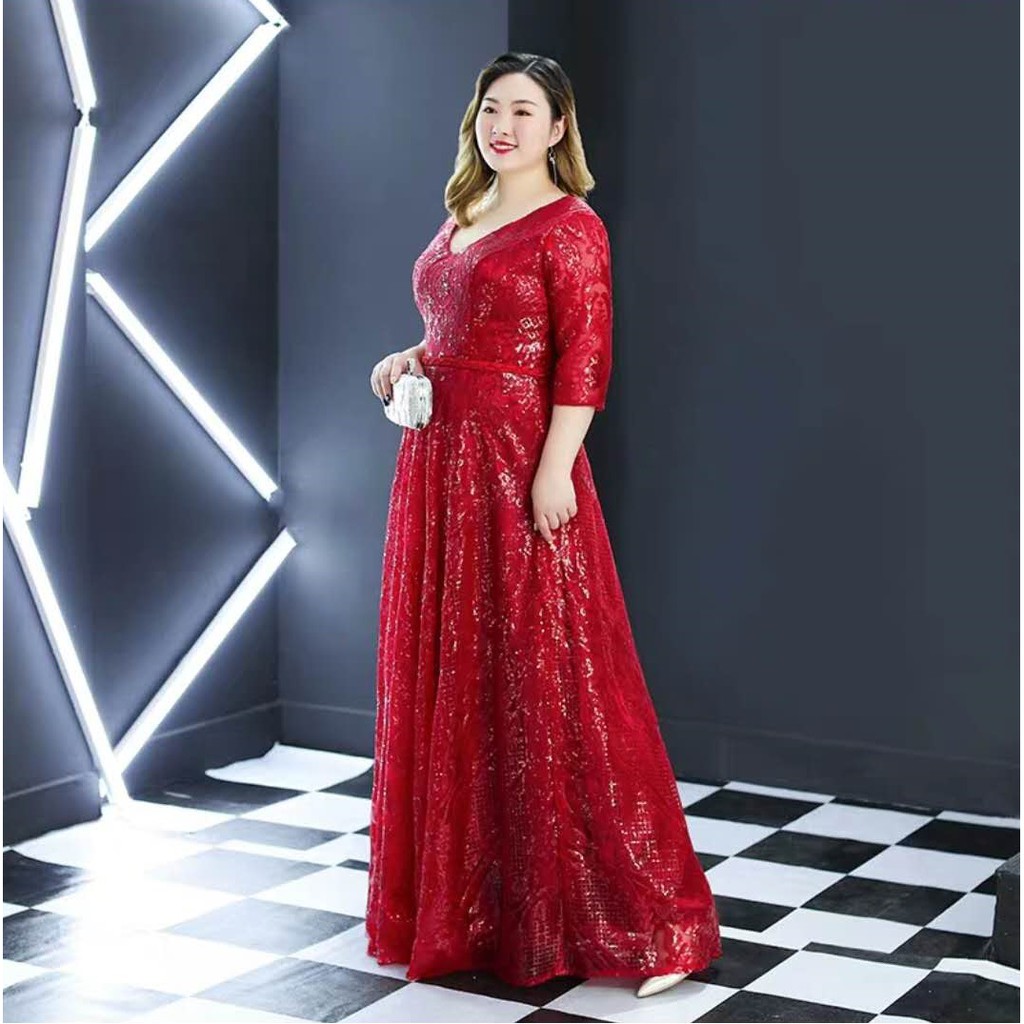 Dinner wear hotsell for plus size