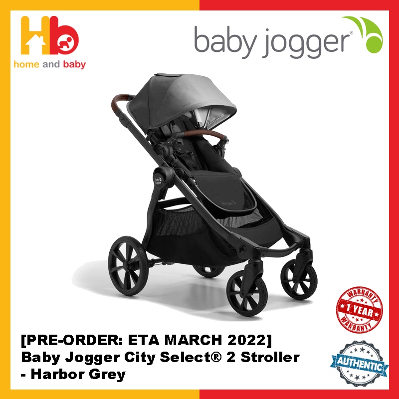 Baby Jogger City Select 2 Stroller Harbor Grey Shopee Singapore