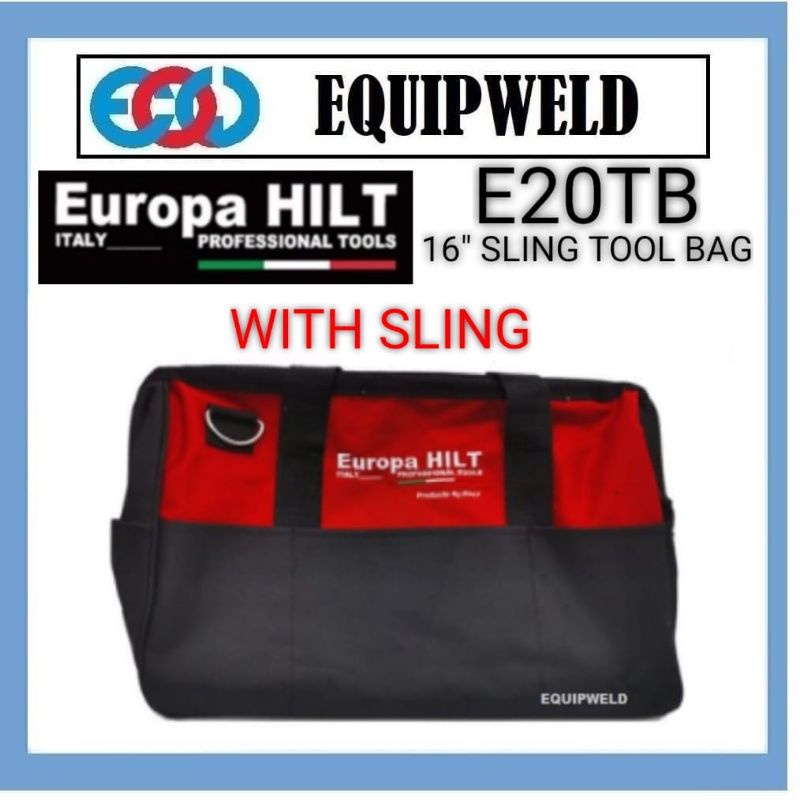 Europa Hilt E20TB 16 Sling Tool Bag Backpack / Tool Bag / Pouch Tool  Storage / Trolley Kuala Lumpur (