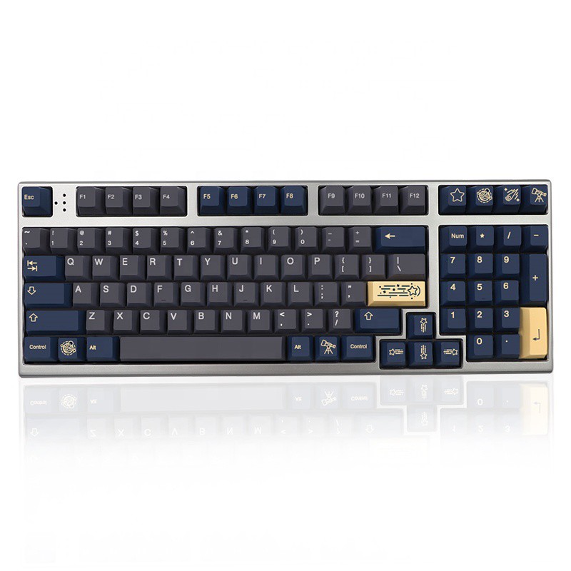 Dark Stargaze 135 Keys PBT Dye Sublimation Cherry Profile Keycaps Set ...