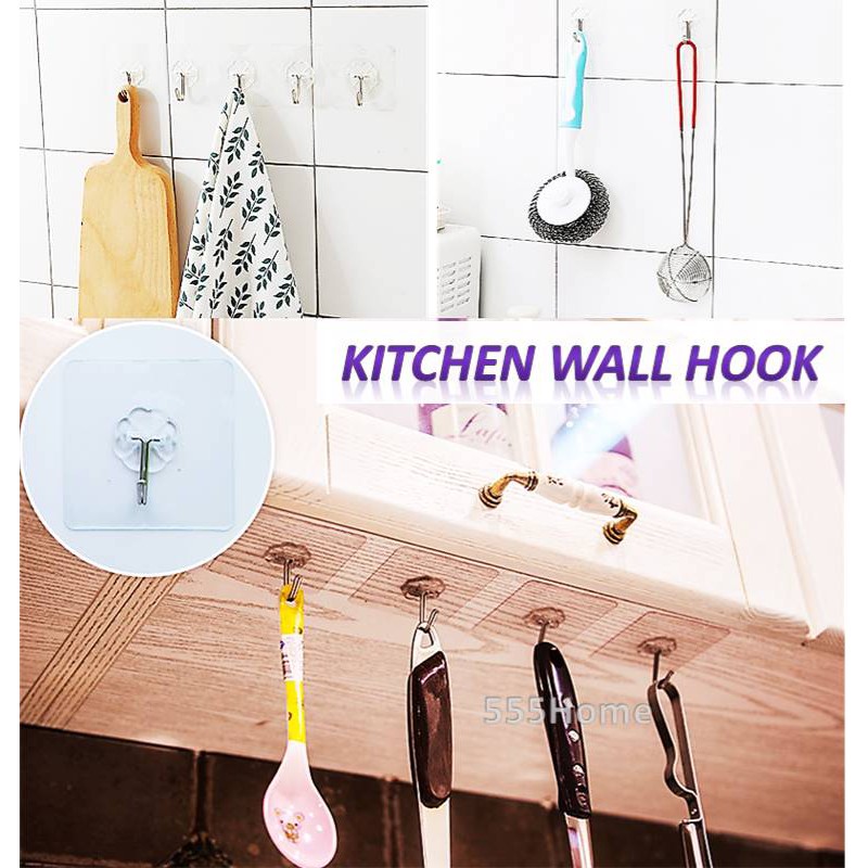 Kitchen Wall Hook / Clothes Cloth Hanger /Toilet Hangers /Mop Holder