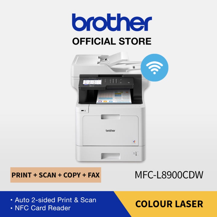 Brother MFCL8900CDW All in One Wireless Colour Laser Printer Auto 2