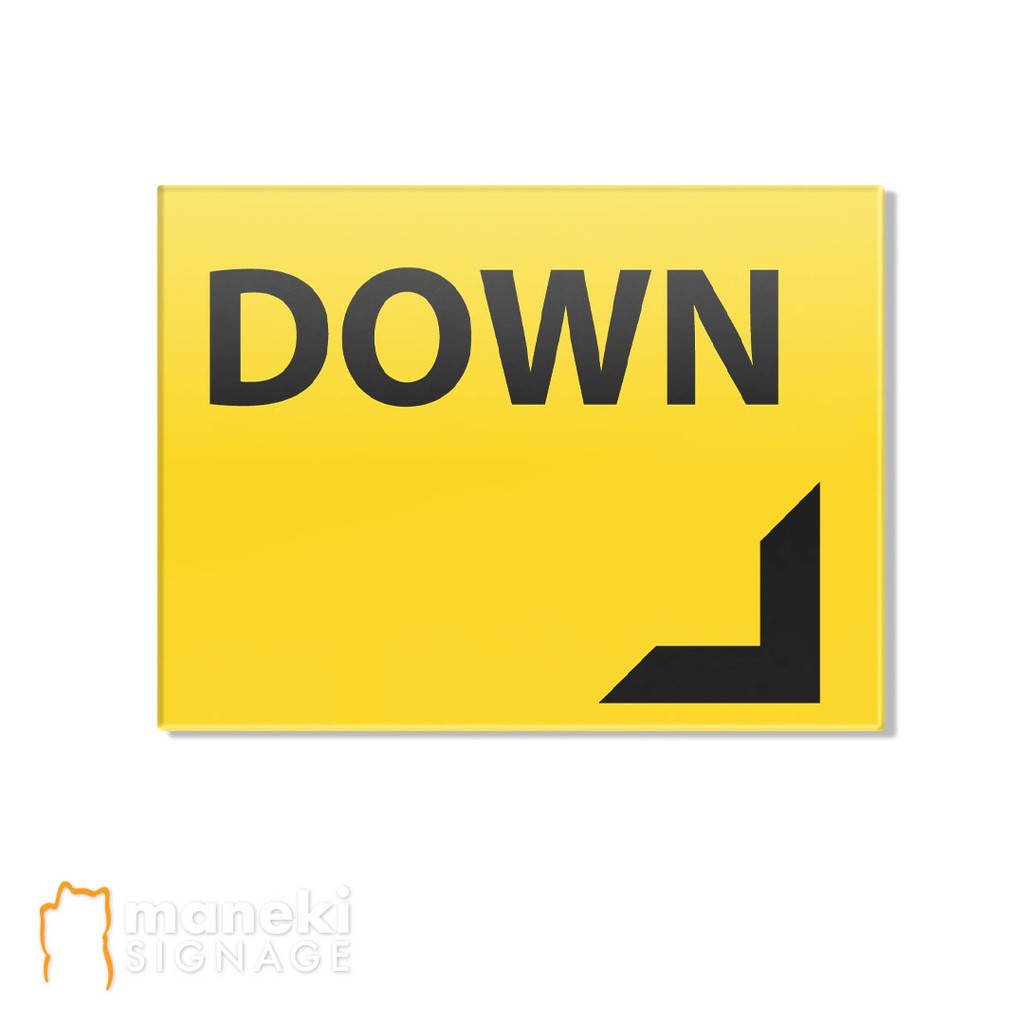 Acrylic Down Sign | Shopee Singapore