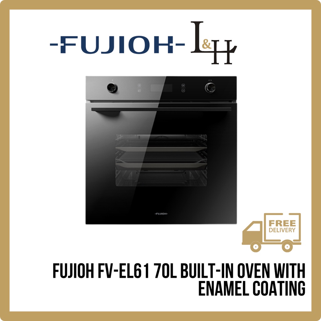 FUJIOH FVEL61 70L BuiltIn Oven With Enamel Coating Intelligent Easy