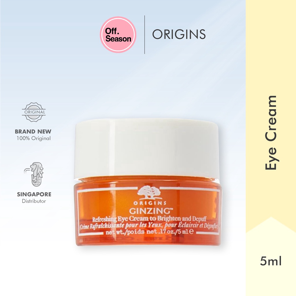 Origins Ginzing Vitamin C & Niacinamide Eye Cream To Brighten And