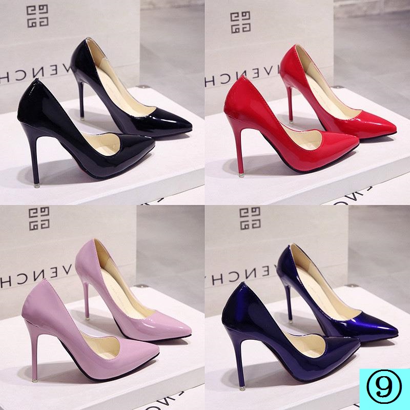 Red and hot sale blue heels