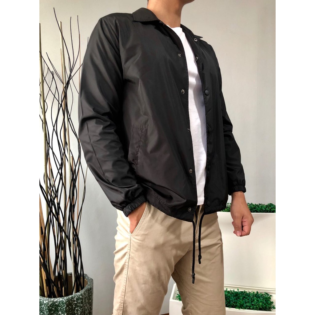 Mens black 2025 coach jacket