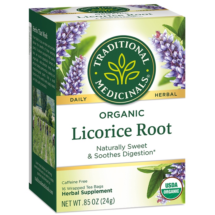 Traditional Medicinals, Organic Licorice Root, Caffeine Free, 16