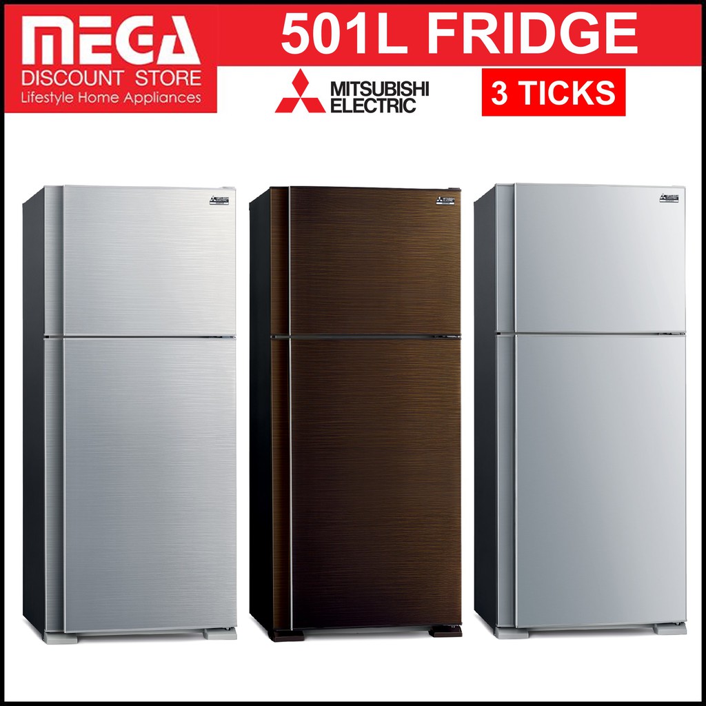 MITSUBISHI MR-F62ET 2-DOOR FRIDGE (3 TICKS) | Shopee Singapore