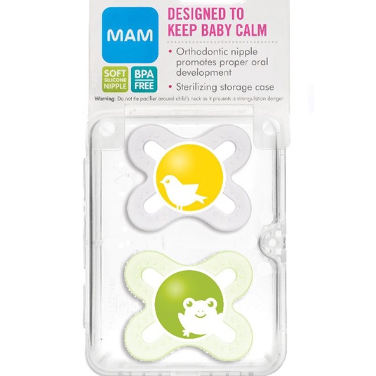 MAM Start Newborn Pacifiers Twin Pack (2/pack) | Shopee Singapore