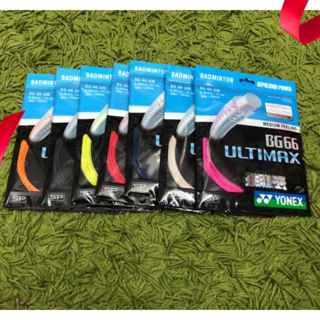 [ Ready Stock ] Yonex Badminton String BG66 Ultimax SP Sunrise Sports ...