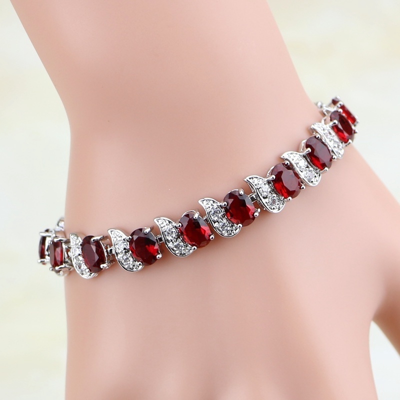 Red sale ruby bracelet