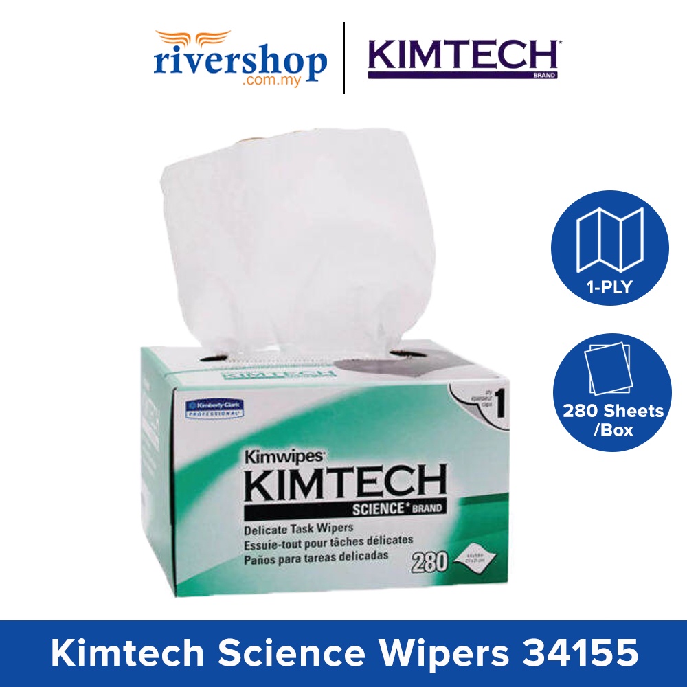 Kimtech Science Kimwipes 34155 Delicate Task Cleaning Tissue Paper ...