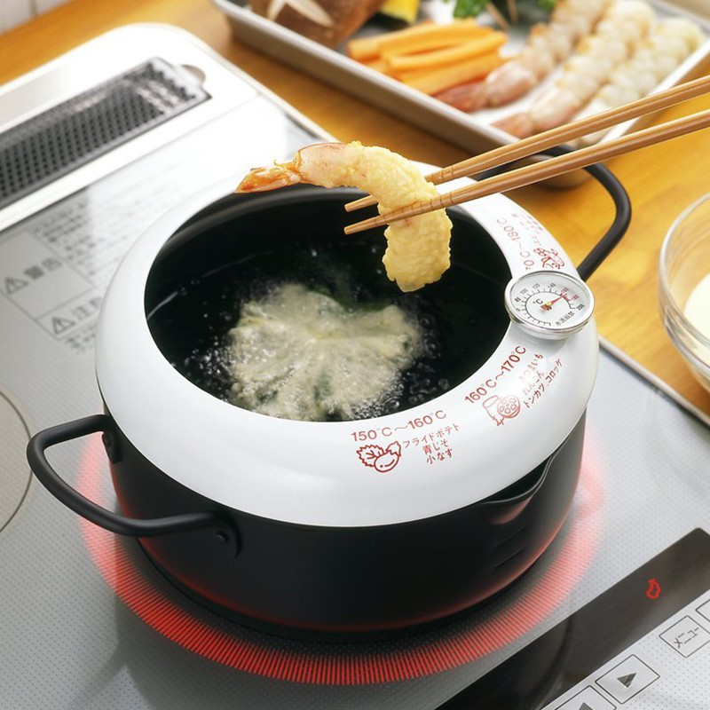 Japanese Imported Yoshikawa Fryer Home Tempura Mini Fryer with