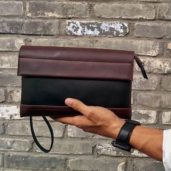 Leather clutch singapore clearance