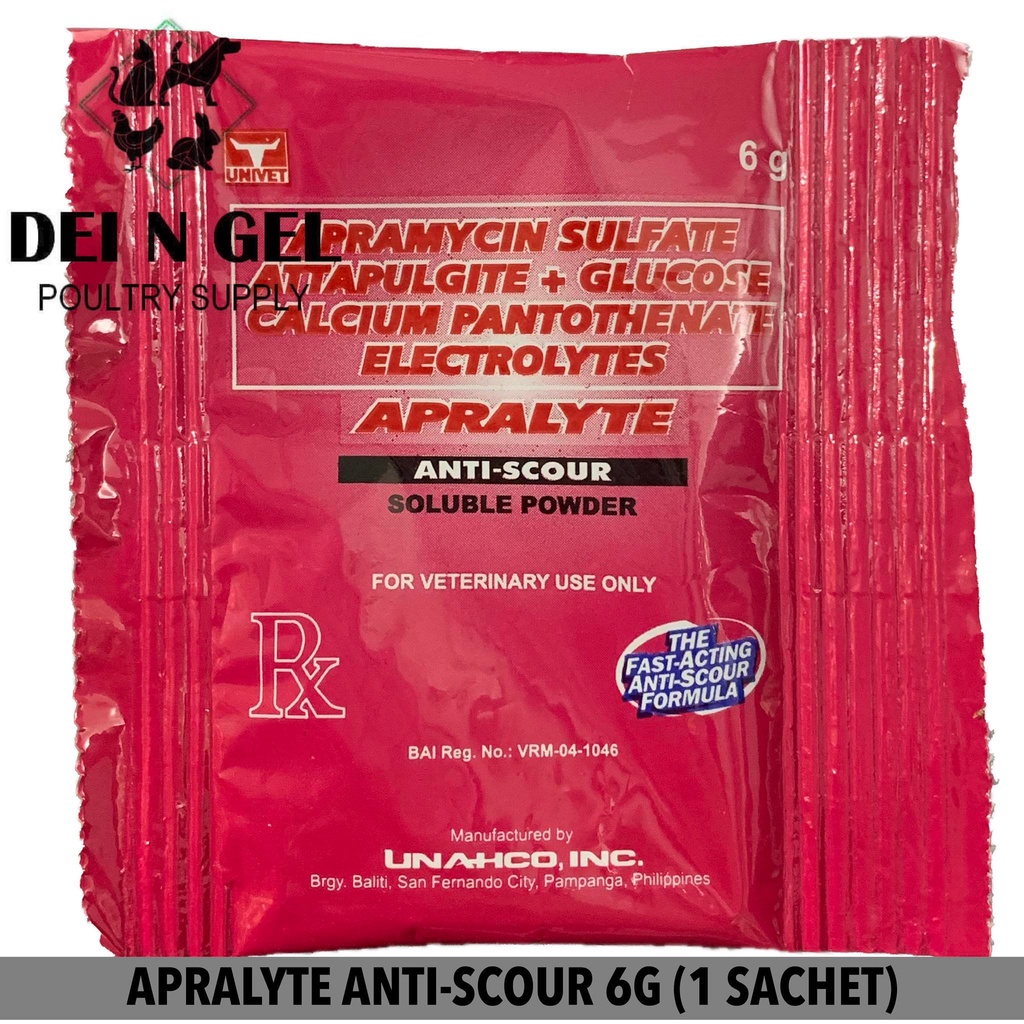 Apralyte Anti-Scour for Pig 6grams (1 Sachet) | Shopee Singapore