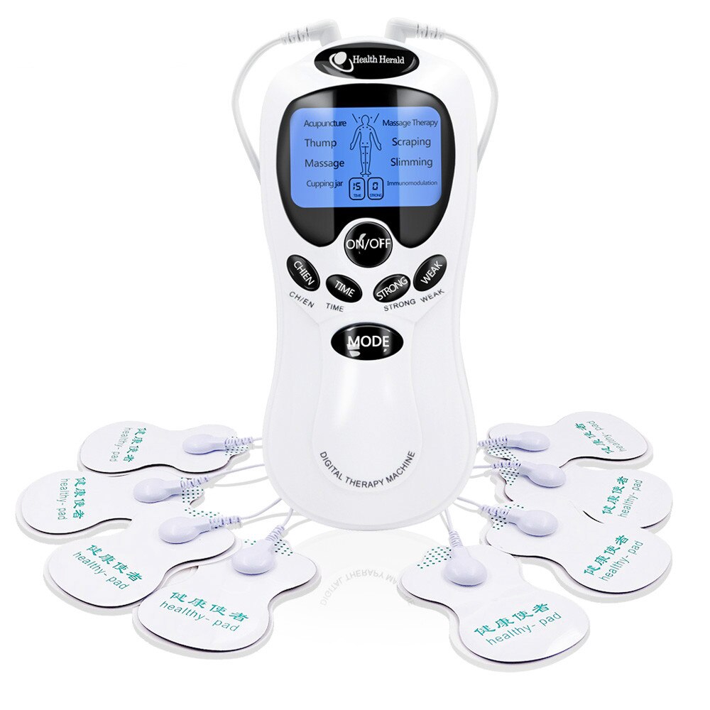 Salorie Electric Tens Acupuncture Body Massager 8 Modes Digital Therapy ...