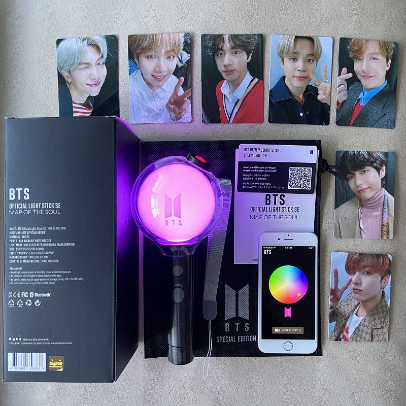 Kpop Army Bomb Ver.4 Light Stick Special Edition SE Map of the Soul Ver.3  Limited Concert Lightstick Bluetooth-Compatible