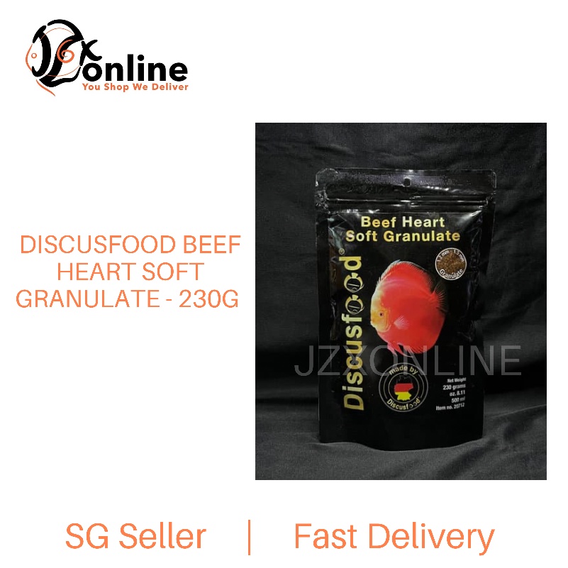DISCUSFOOD Beef Heart Soft Granulate 230g Shopee Singapore