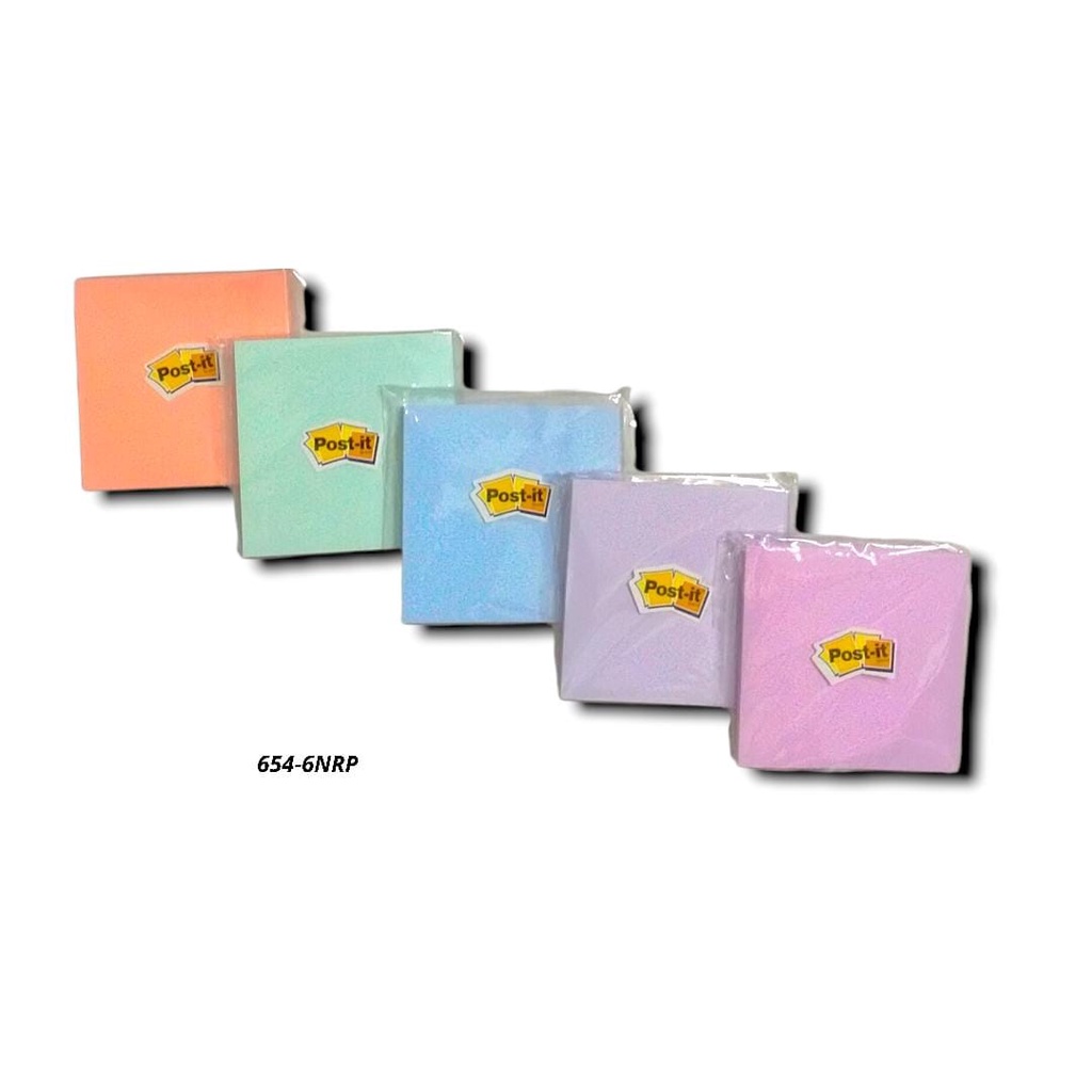 STICKY STICK MEMONotes POST IT 654 SOFT COLOR 76X763m CONTENTS 65 ...